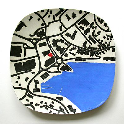 Leirvik, fat i porselen